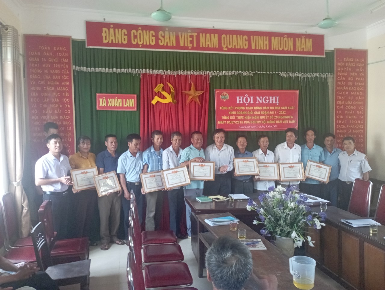 Xuân Lam vinh danh 10 hộ nông dân sản xuất, kinh doanh giỏi